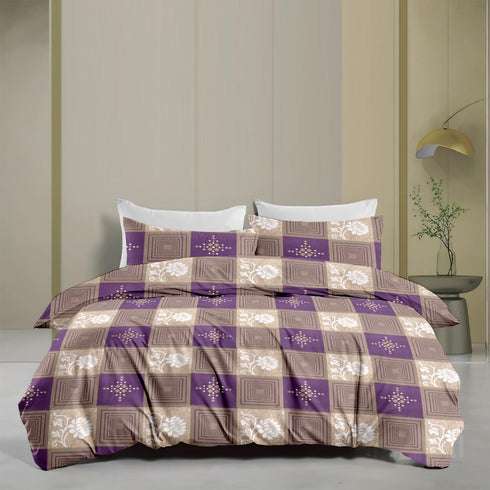 Jasper Cotton Bed Sheet Set with Pillow Covers by Florida